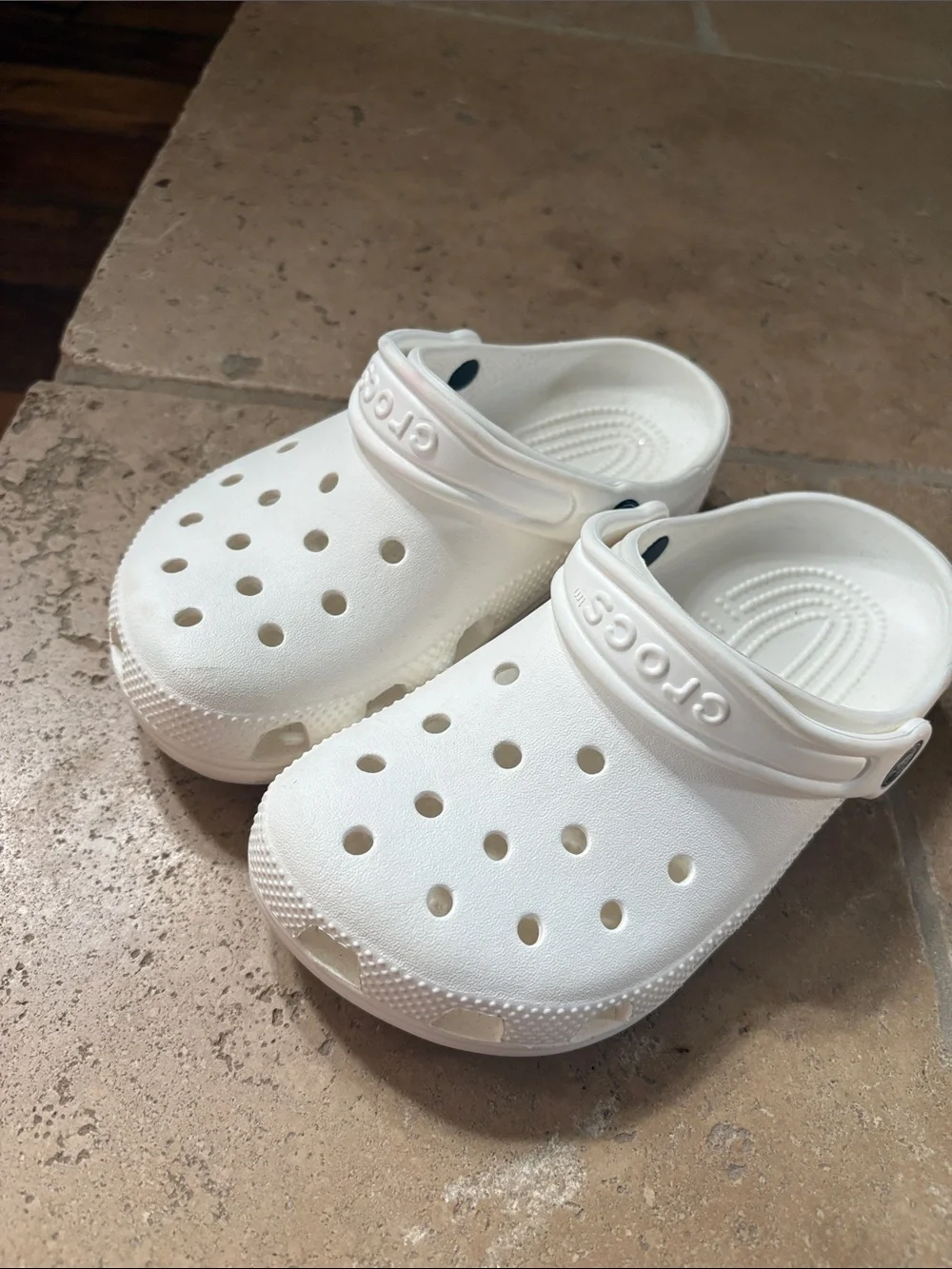 CROCS Kids' Classic Clog - White